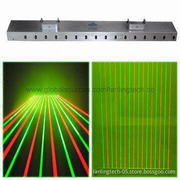 16 Heads RG Laser Curtain Laser Net Disco Lights with 6 DMX Channels